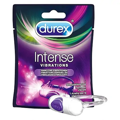 Durex Intense Vibrations Inel Vibrator 20 Min Discret Transparent