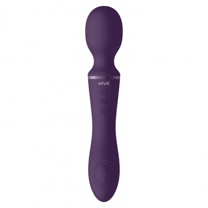 Vibrator Clitoridian Enora cu Două Motoare de 22 cm Mov