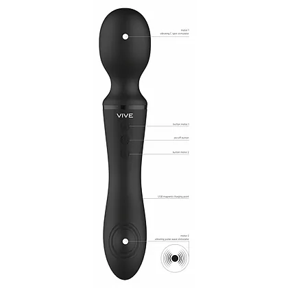 Enora Wand Vibrator Negru