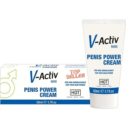 Erecție Prelungită Cremă V-Activ Penis Power 50ml
