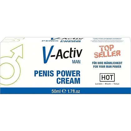 Erecție Prelungită Cremă V-Activ Penis Power 50ml