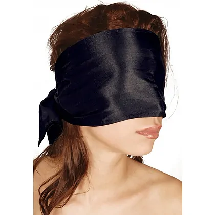 Eșarfă Bondage Satin Neagră 120x15 cm Orion Bad Kitty Negru