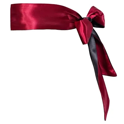 Eșarfă Bondage Satin Reversibilă 150x6 cm Roșu