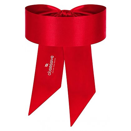 Eșarfă Obsessive Satinată Roșu