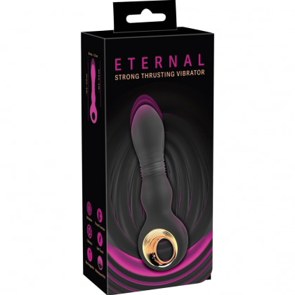 Eternal Împingere Puternică 10 Moduri – Reîncărcabil Negru