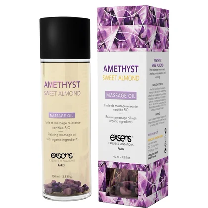 Exsens Amethyst – Ulei De Masaj Organic Migdale Dulci 100 ml