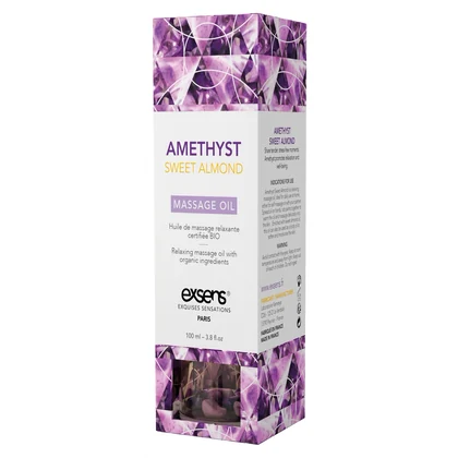 Exsens Amethyst – Ulei De Masaj Organic Migdale Dulci 100 ml