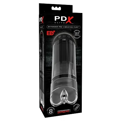 Extender Vibrating Penis Pump Transparent