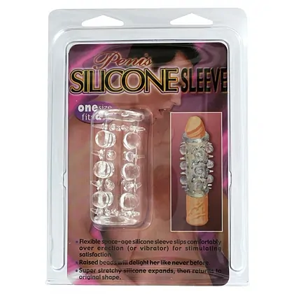 Extensie Peniană Flexibilă Cu Textură Unică Transparent