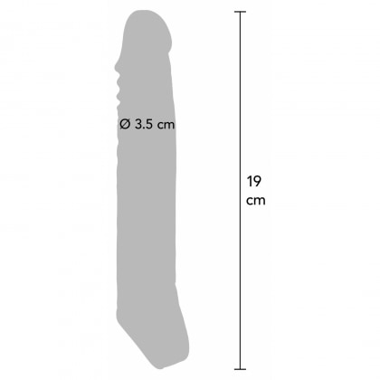 Extension Sleeve Large Transparent