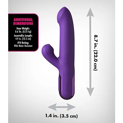 Fantasy For Her Super Sonix Thruster 22 cm Reîncărcabil Mov