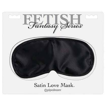 Fetish Satin Love Mask Negru