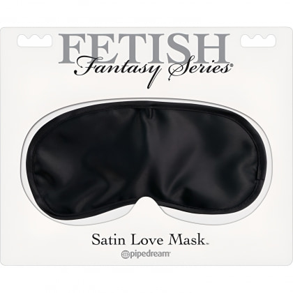 Fetish Satin Love Mask Negru