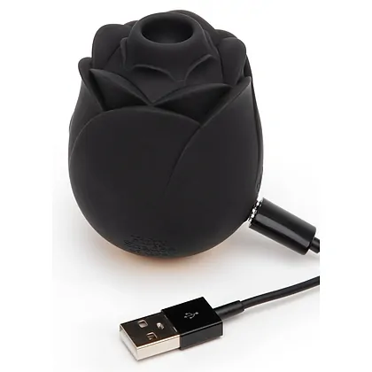 Fifty Shades Of Grey Hearts Flowers Stimulator 6 Viteze Negru