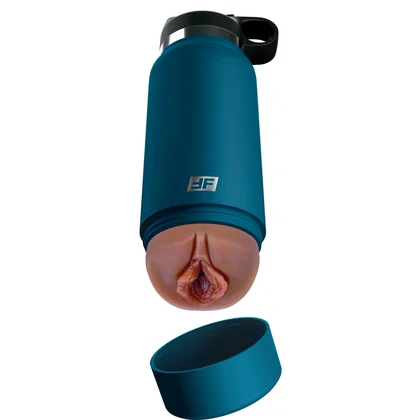 Flacon Privat PDX Plus - Masturbator Discret, Nuanță Maro