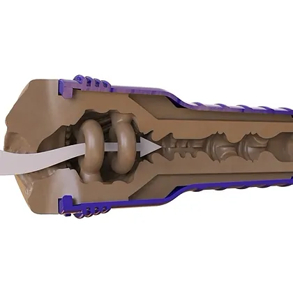 Fleshlight Boost Dark – Turbo Tech, Interior Texturat Maro