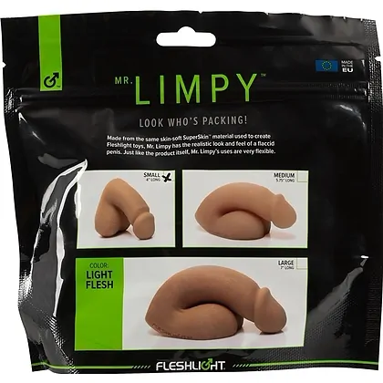 Fleshlight Mr. Limpy Small, Dildou Moale Discret 10.2 cm