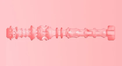 Fleshlight Quiver — Masturbator Vibrant, Reîncărcabil Argintiu