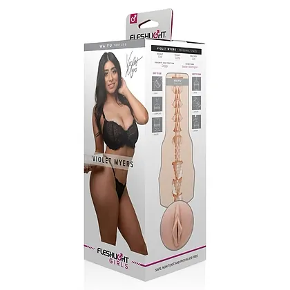 Fleshlight Violet Myers Waifu - Manșon SuperSkin 25cm