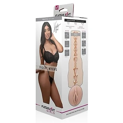 Fleshlight Violet Myers Waifu - Manșon SuperSkin 25cm