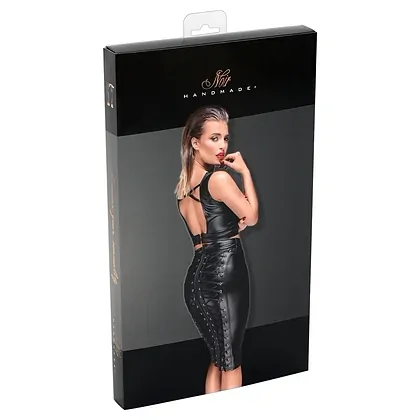 Fustă Lungă Noir Handmade F152 Negru L