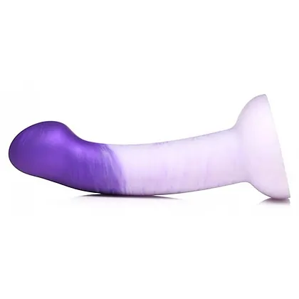 G-Swirl Punctul G Silicone Dildo Mov