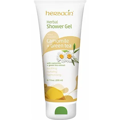 Gel duș Mușețel Și Ceai verde Herbacin 200ml