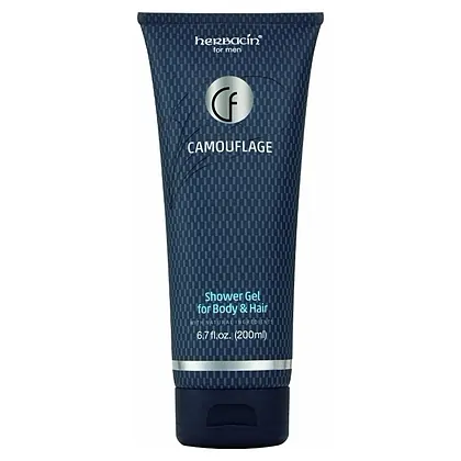 Gel Duș Și Șampon Camouflage 2 în 1 Bărbați Herbacin 200ml
