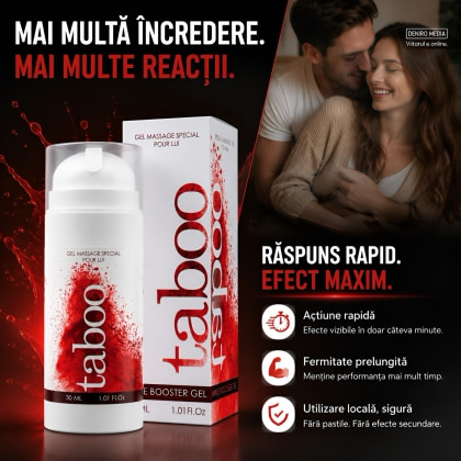 Gel Erecție Taboo Male Booster 30ml
