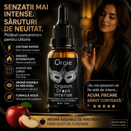 Gel Pentru Stimulare Clitoris Orgasm Drops Intense 30ml