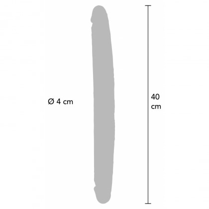 Get Real – Dublu Dong 40 cm, Silicon Realist