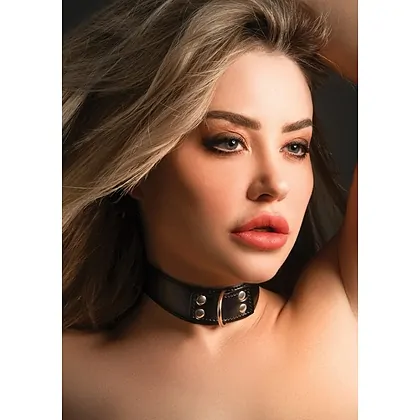 Guler Elegant Cu Inel În D Negru