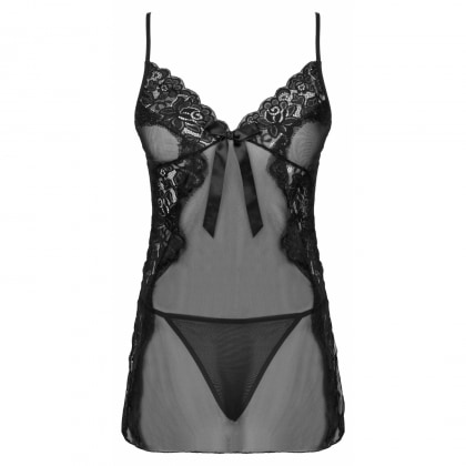 Halat Cu Chemise LivCo Livemia Negru 2XL