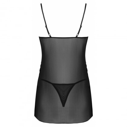 Halat Cu Chemise LivCo Livemia Negru 2XL