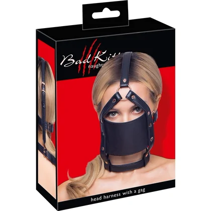 Hamul Bad Kitty cu Bilă Orală Ø4 cm Negru