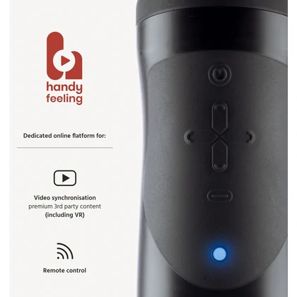 Handy Stroker Pro – 600 Mișcări pe min, cursă 11 cm Negru