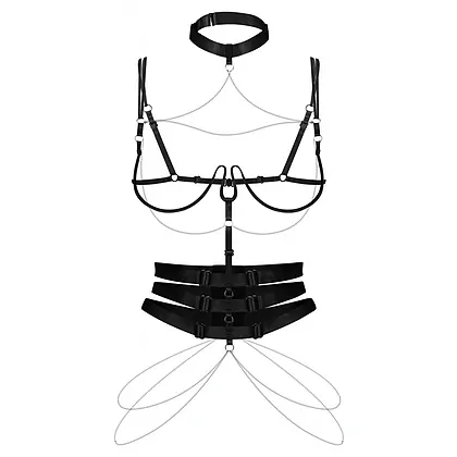 Harness Obsessive Premisis Negru S-L