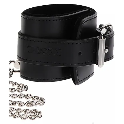 Heavy Collar and Wrist Cuffs Negru