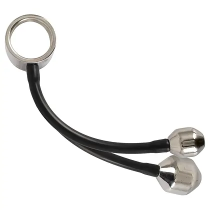 Heavy Gear – Inel Penian Metalic cu 2 Pluguri 31 cm Argintiu