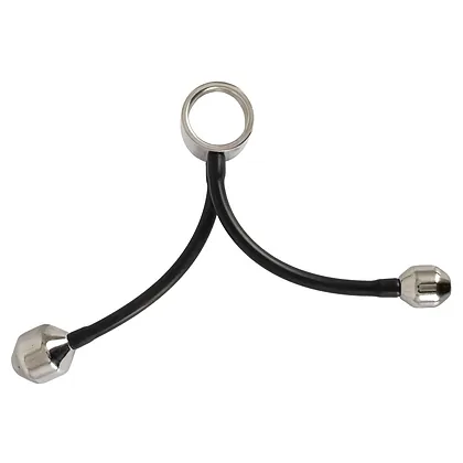 Heavy Gear – Inel Penian Metalic cu 2 Pluguri 31 cm Argintiu