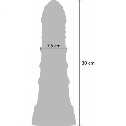 Hidden Desire Big Boys PVC 30,5 cm — Intens și Impunător Negru