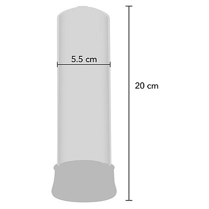 Hidden Desire Rising Star — Pompă Manuală Discretă 18 cm Negru