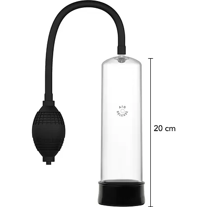 Hidden Desire Rising Star — Pompă Manuală Discretă 18 cm Negru