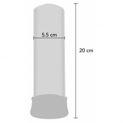 Hidden Desire Rising Star — Pompă Manuală Discretă 18 cm Negru