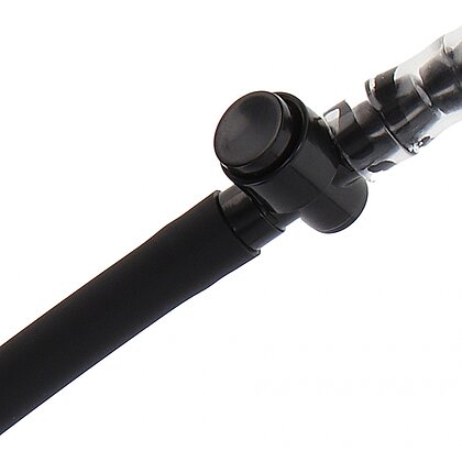 Hidden Desire Rising Star — Pompă Manuală Discretă 18 cm Negru