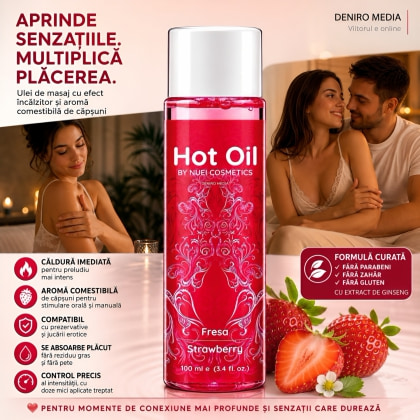 Hot Oil Strawberry Massage 100ml
