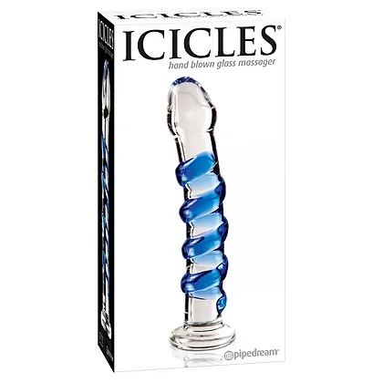Icicles Hand Blown Glass Nr. 5 Transparent
