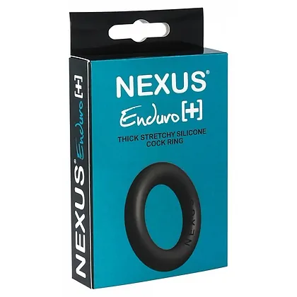 Inel de Penis Enduro Thick Stretchy Silicone Negru