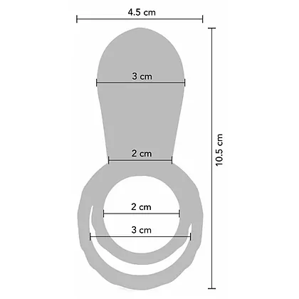 Inel Dublă Stimulare Couples Stimulator Ring Fuchsia