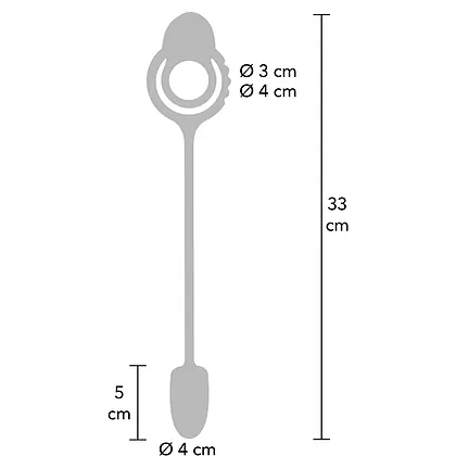 Inel Dublu ToyJoy Thria 2 Motoare Albastru